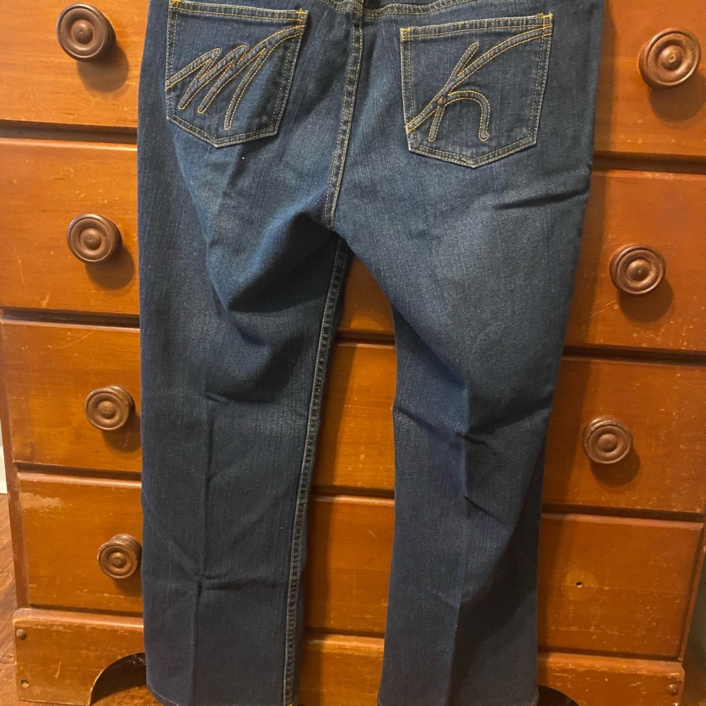 Michael Kohrs boot cut jeans, size 10 petite